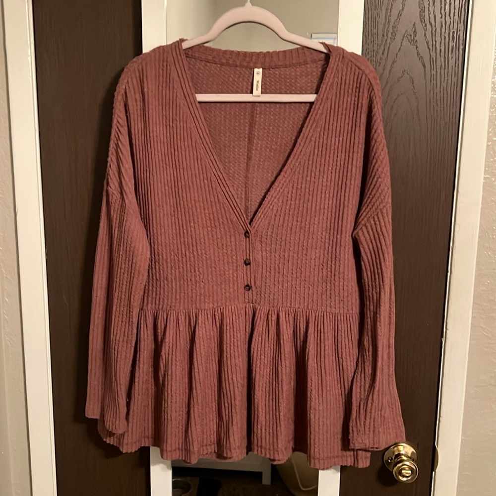 M/L wishlist pink sweater